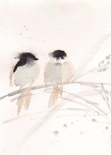 Two Small Birds